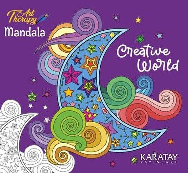 Art Therapy - Mandala - Creative World | Karatay Yayınları (İnce Kapak)  - Resim 1