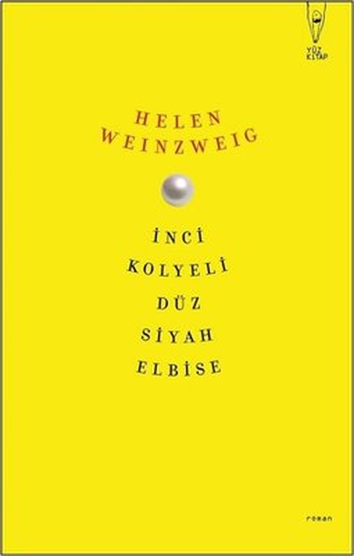 İnci Kolyeli Düz Siyah Elbise | Yüz Kitap