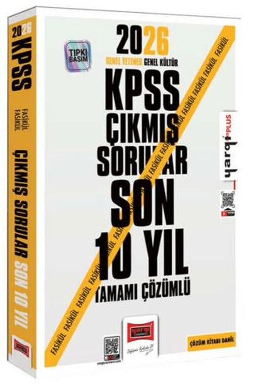 2026 KPSS GK-GY Tüm Dersler Tamamı Çözümlü Son 10 Yıl Çıkmış Sorular | Yargı Yayınevi (Ciltsiz)