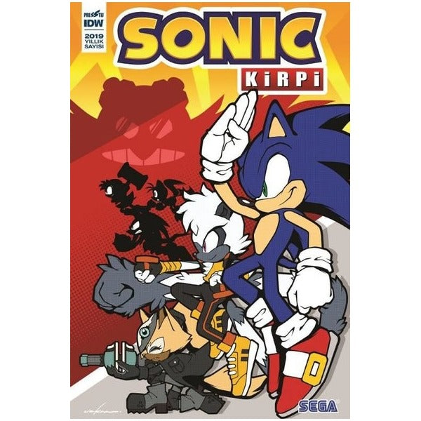 Kirpi Sonic Yıllık 2019 | Presstij Kitap (İnce Kapak)