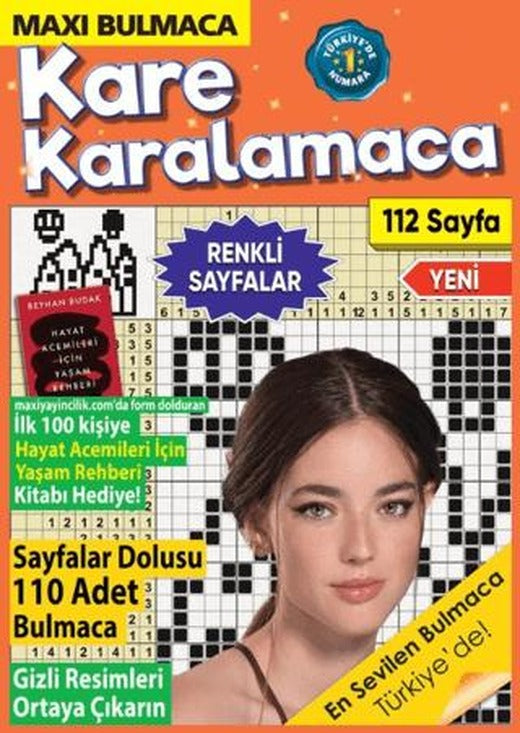 Maxi Kare Karalamaca 22 | Maxi Yayıncılık (Ciltsiz)