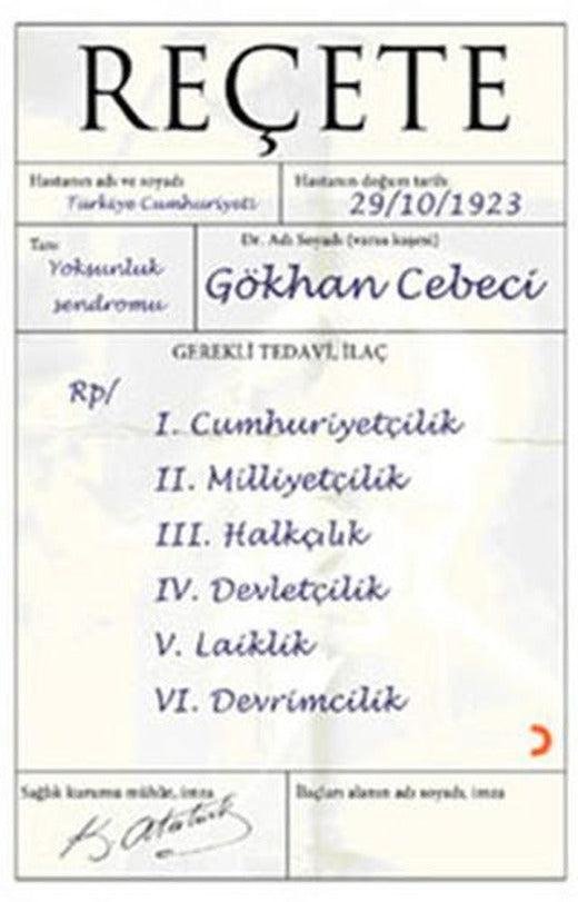 Reçete | Cinius Yayınları (Ciltsiz)