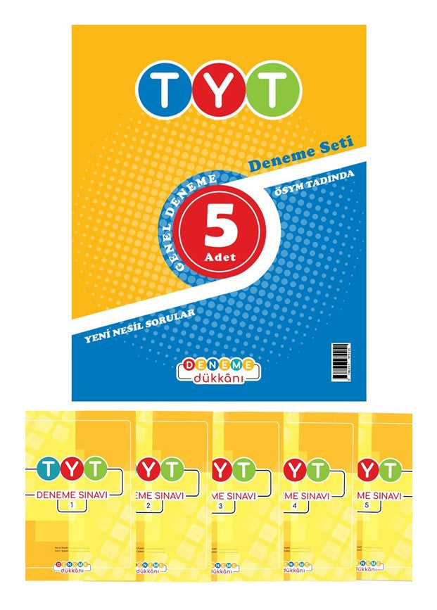 Deneme Tyt Deneme Seti 5Li kitap kapağı