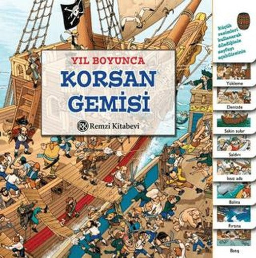 Yıl Boyunca Korsan Gemisi | Remzi Kitabevi (Ciltli)