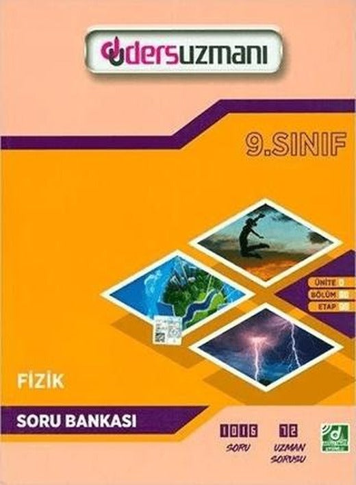 9. Sınıf Fizik Soru Bankası Kitap | Ders Uzmanı Yayınları (Ciltsiz)