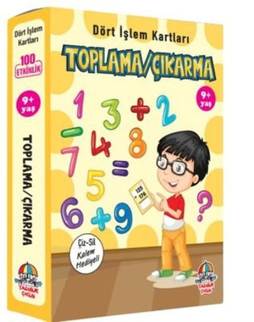 Dört İşlem Kartları - Toplama/Çıkarma (9+ Yaş) | Yağmur Çocuk