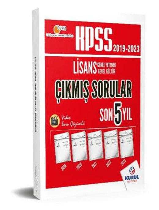 KPSS Lisans Genel Yetenek Genel Kültür Son 5 Yıl Çıkmış Sorular ve Video Çözümleri