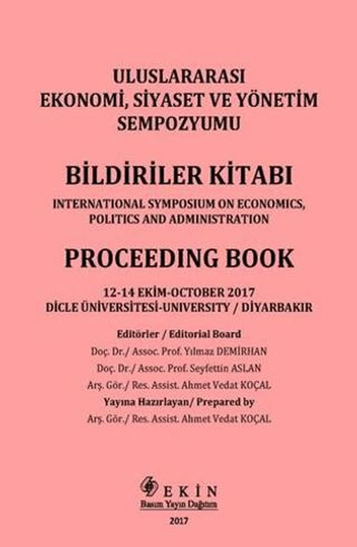 Uluslararası ekonomi, Siyaset ve Yönetim Sempozyumu