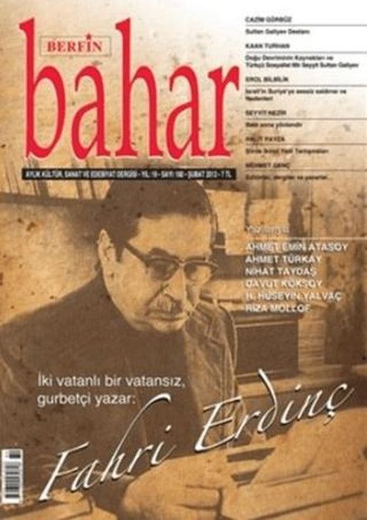 Berfin Bahar Aylık Kültür, Sanat ve Edebiyat Dergisi Sayı: 180 | Berfin Bahar Dergisi (Ciltsiz)