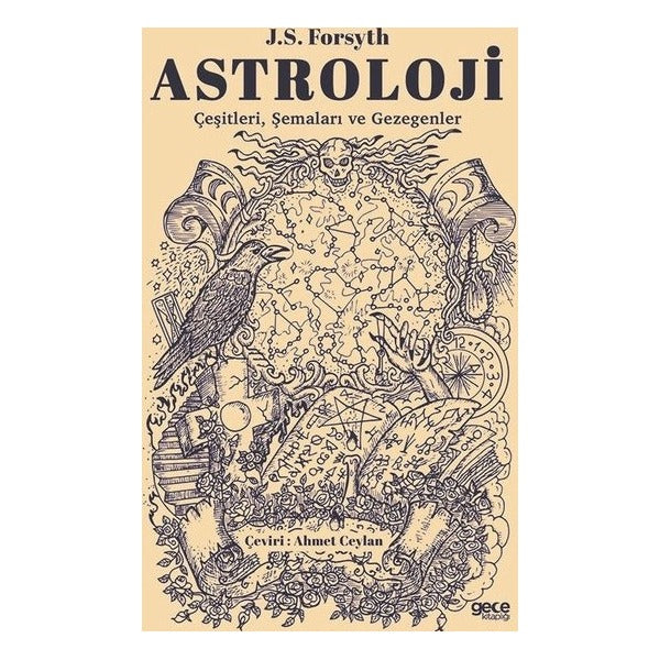 Astroloji: Çeşitleri Şemaları ve Gezegenler | Gece Kitaplığı (İnce Kapak)