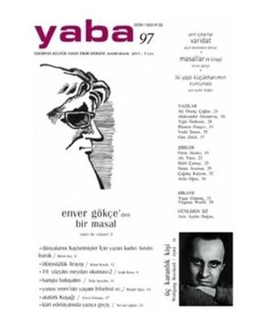 Yaba Edebiyat Dergisi Sayı: 97 Kasım-Aralık 2015 | Yaba Dergisi Yayınları (Ciltsiz)