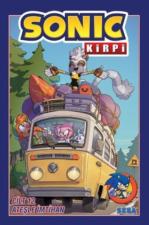 Kirpi Sonic Cilt 12 - Ateşle İmtihan | Presstij Kitap (İnce Kapak)