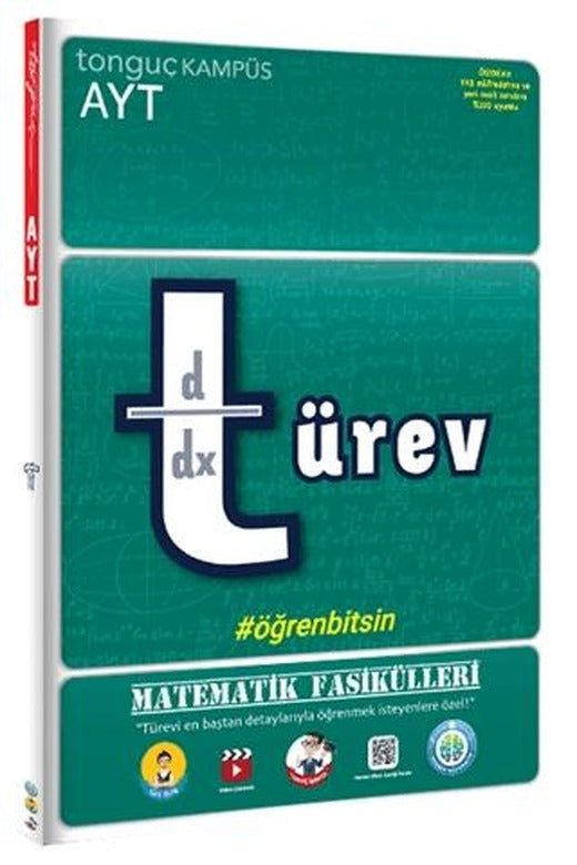 2021 AYT Matematik Fasikülleri - Türev | Tonguç Akademi (Ciltsiz)