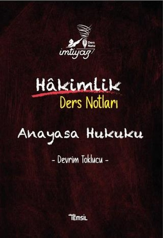 İmtiyaz Anayasa Hukuku Hakimlik Ders Notları | Temsil Kitap (Ciltsiz)