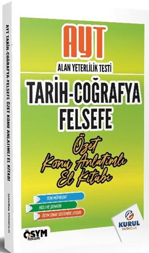 AYT Tarih Coğrafya Felsefe Özet Konu Anlatımlı El Kitabı