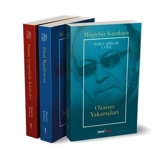Müştehir Karakaya - Toplu Şiirler Seti - 3 Kitap Takım | Ahenk Kitap