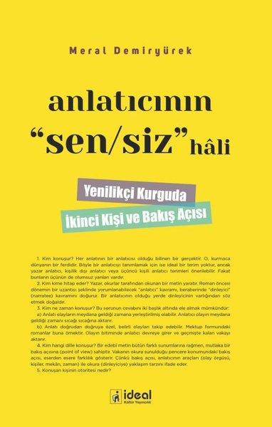 Anlatıcının Sensiz Hali | İdeal Kültür Yayıncılık (İnce Kapak)  - Resim 1
