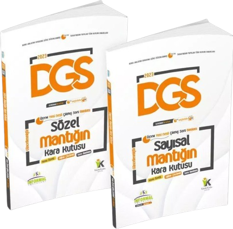 DGS Sayısal ve Sözel Mantığın Kara Kutusu Konu Özetli Dijital Çözümlü ÖSYM Çıkmış Soru Bankası kitap kapağı
