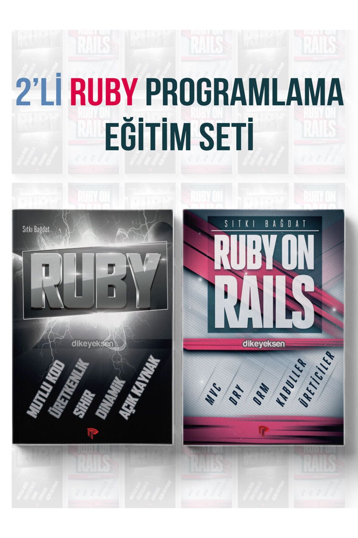 2'li RUBY Programlama Eğitim Seti Eğitim Seti (2 Kitap) - Sıtkı Bağdat kitap kapağı