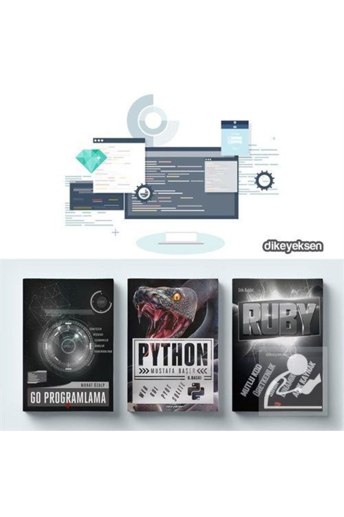 Programlama Eğitim Seti 1 (3 Kitap) - Mustafa Başer kitap kapağı