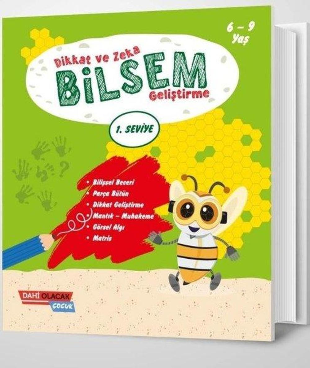 Dikkat ve Zeka Bilsem Geliştirme - 1. Seviye | Dahi Olacak Çocuk Yayınları