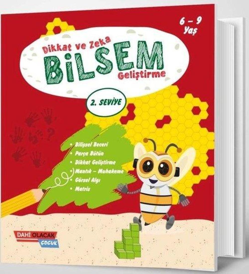 Dikkat ve Zeka Bilsem Geliştirme - 2. Seviye | Dahi Olacak Çocuk Yayınları
