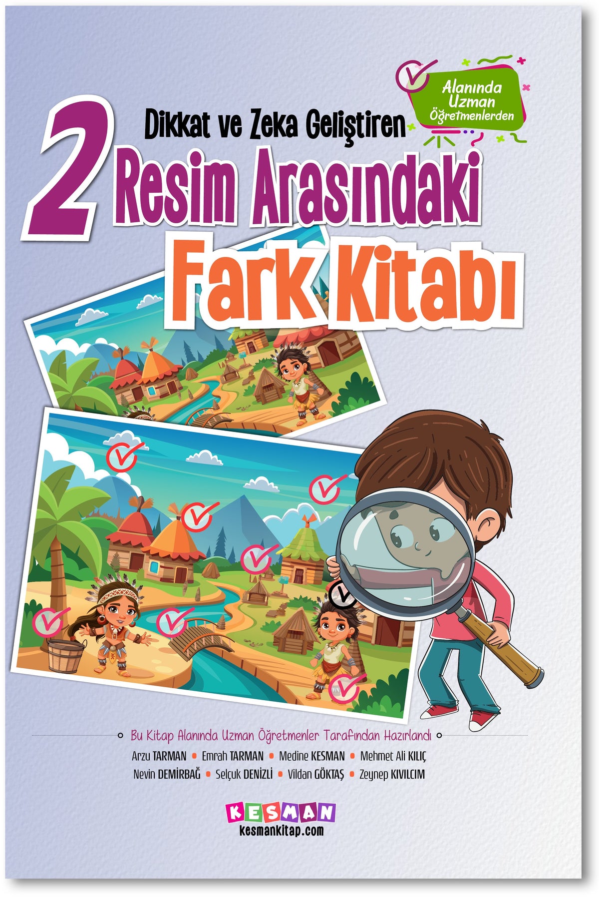 Dikkat ve Zeka Geliştiren İki Resim Arasındaki Fark Kitabı kitap kapağı