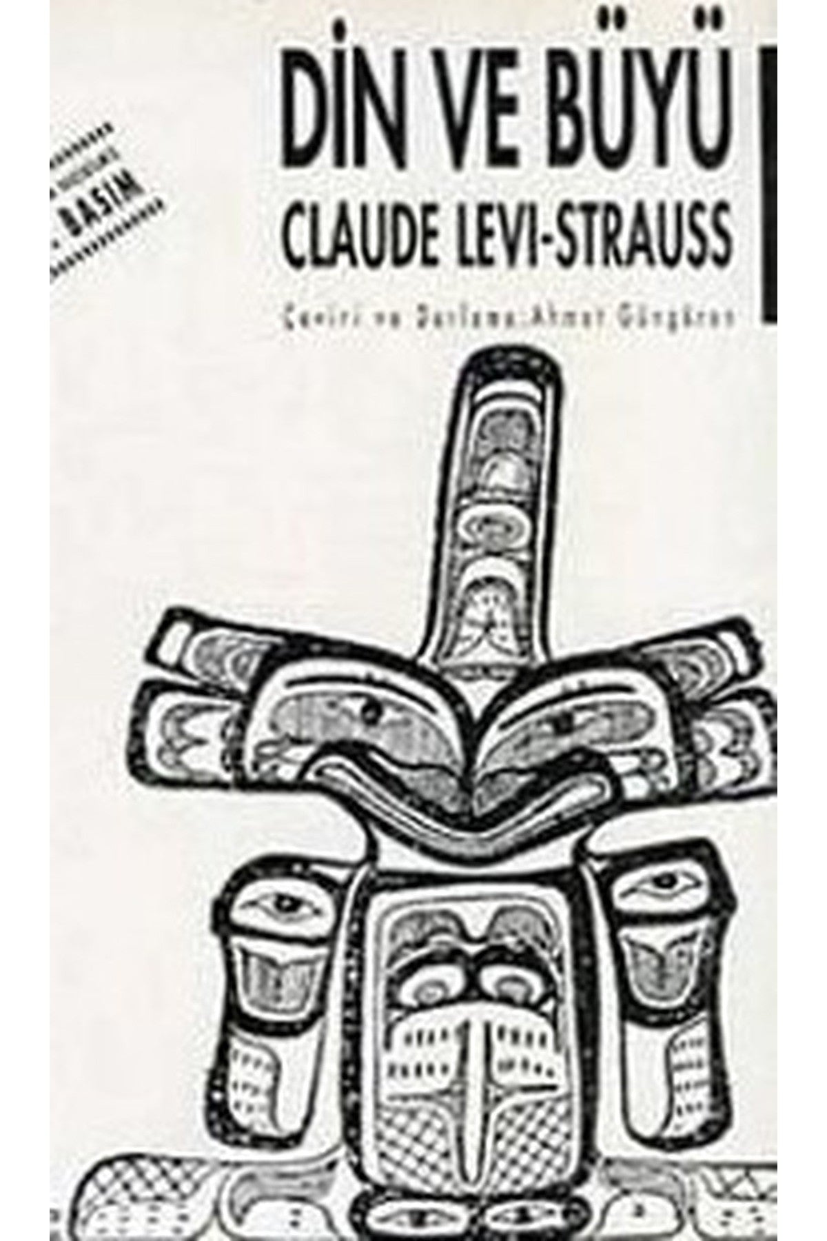 Din Ve Büyü - Claude Levi-Strauss (1993 Basım - Sıfır Kitap) kitap kapağı