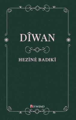 Diwan - Hezine Badıkı kitap kapağı