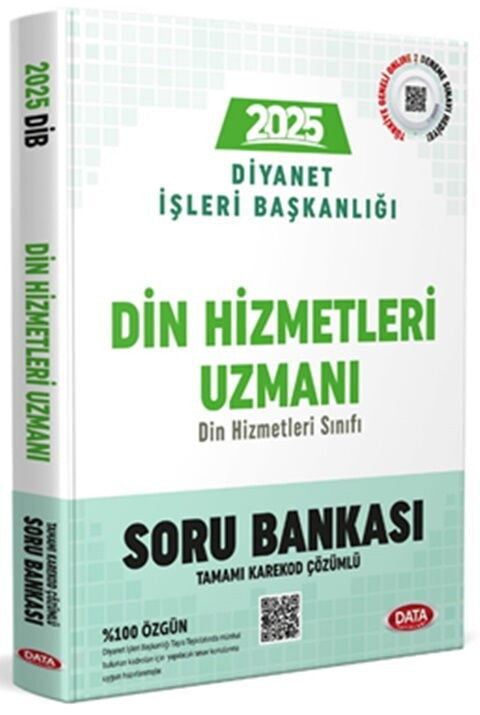 Diyanet İşleri Başkanlığı Din Hizmetleri Uzmanı GYS Soru Bankası Data Yayınları - Kolektif kitap kapağı