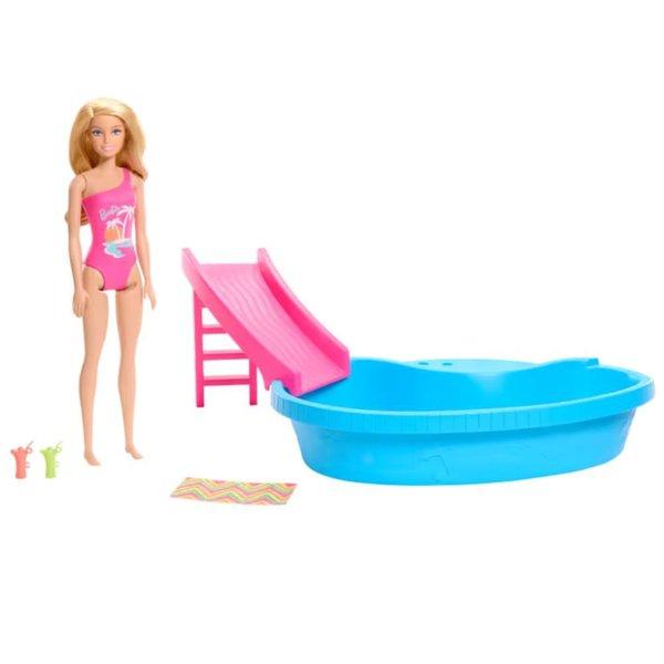 Barbie Bebek ve Havuz Oyun Seti HRJ74