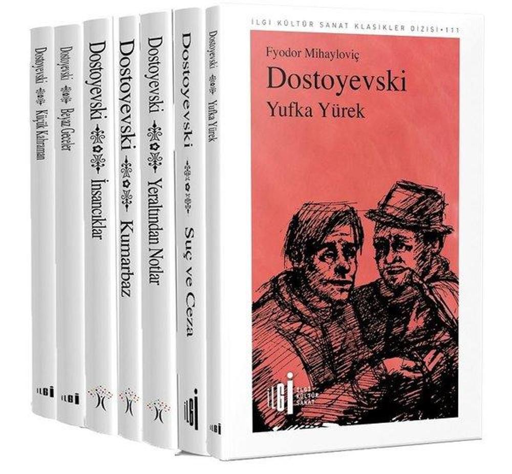 Dostoyevski Seti - 7 Kitap Takım | İlgi Kültür Sanat Yayınları