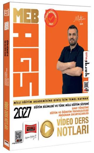 2027 MEB-AGS Eğitim Bilimleri ve Türk Milli Eğitim Sistemi Video Ders Notları | Yargı Yayınevi (Ciltsiz)  - Resim 1