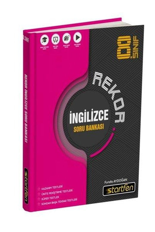 8. Sınıf İngilizce Rekor Soru Bankası | Startfen Yayınları (İnce Kapak)