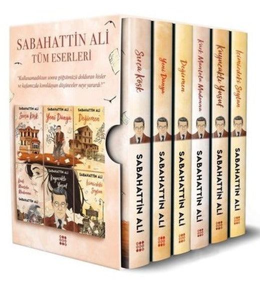 Tüm Sabahattin Ali Eserleri - 6 Kitap Kutulu Set | Dokuz Yayınları