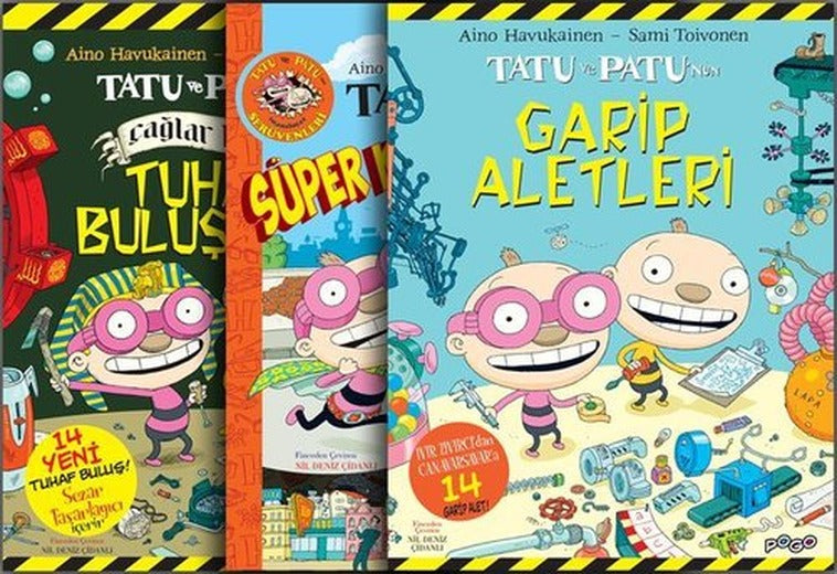 Tatu ve Patu Seti-3 Kitap Takım | Pogo Çocuk