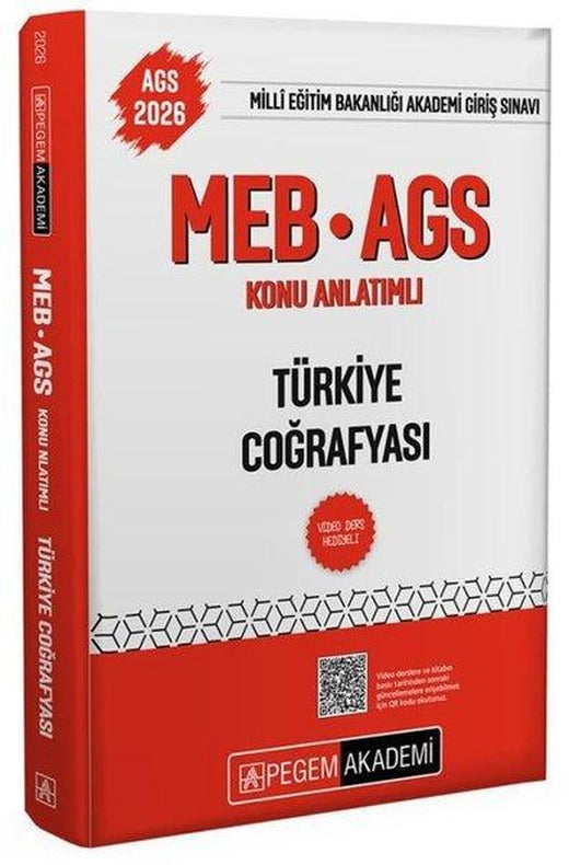 2026 MEB - AGS Konu Anlatımlı Türkiye Coğrafyası | Pegem Akademi Yayıncılık (İnce Kapak)