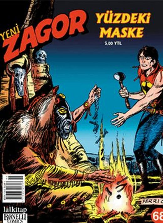 Yeni Zagor Sayı: 68 Yüzdeki Maske | Lal Kitap (Ciltsiz)