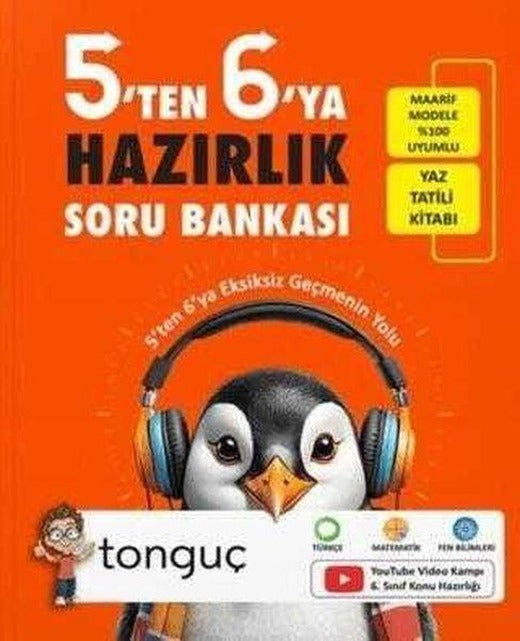 5'ten 6'ya Hazırlık Kitabı | Tonguç Akademi (İnce Kapak)