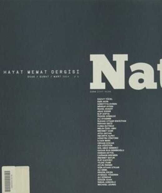 Natama Dergisi Sayı: 5 Ocak - Şubat - Mart 2014 | Natama Dergisi Yayınları (Ciltsiz)