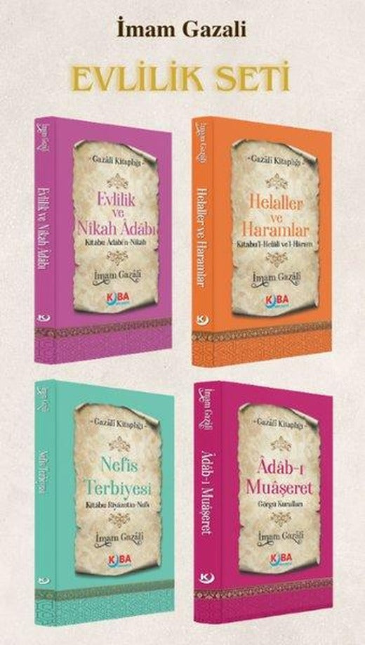 İmam Gazali Evlilik Seti - 4 Kitap Takım | Kuba Yayınları (İnce Kapak)