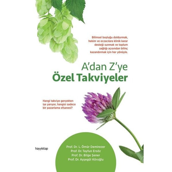 A'dan Z'ye Özel Takviyeler | Hayykitap (İnce Kapak)