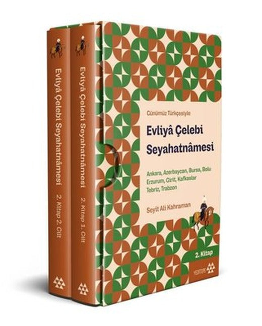 Evliya Çelebi Seyahatnamesi Seti - 2 Kitap Takım Kutulu | Yeditepe Yayınevi