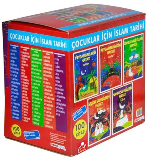 Çocuklar İçin İslam Tarihi - 100 Kitap Takım | Kahraman Çocuk (İnce Kapak)