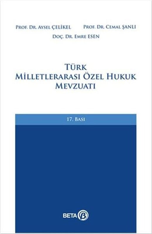 Türk Milletlerarası Özel Hukuk Mevzuatı | Beta Yayınları (Ciltli)