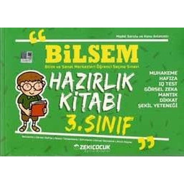 3.Sınıf Bilsem Hazırlık Kitabı | Zeki Çocuk Yayınları (İnce Kapak)
