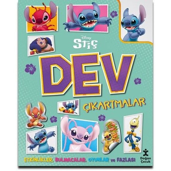 Disney Stiç-Dev Çıkartmalar Etkinlik Kitabı | Doğan Çocuk (İnce Kapak)