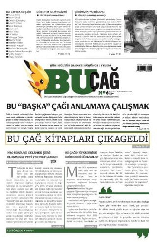 Bu Çağ Dergisi Sayı: 6 | İkaros Yayınları (Ciltsiz)
