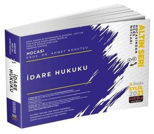 İdare Hukuku Hocasından Ders Notları | Savaş Yayınevi (Ciltsiz)