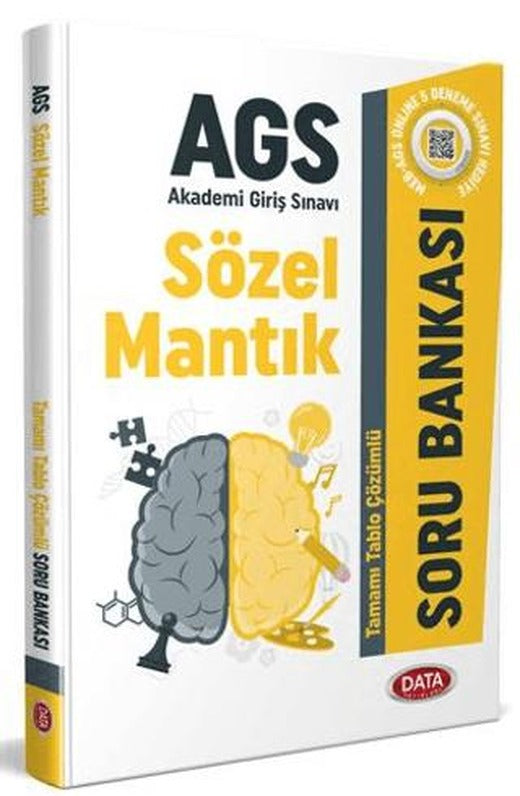 AGS Sözel Mantık Tamamı Tablo Çözümlü Soru Bankası | Data Yayınları (Ciltsiz)